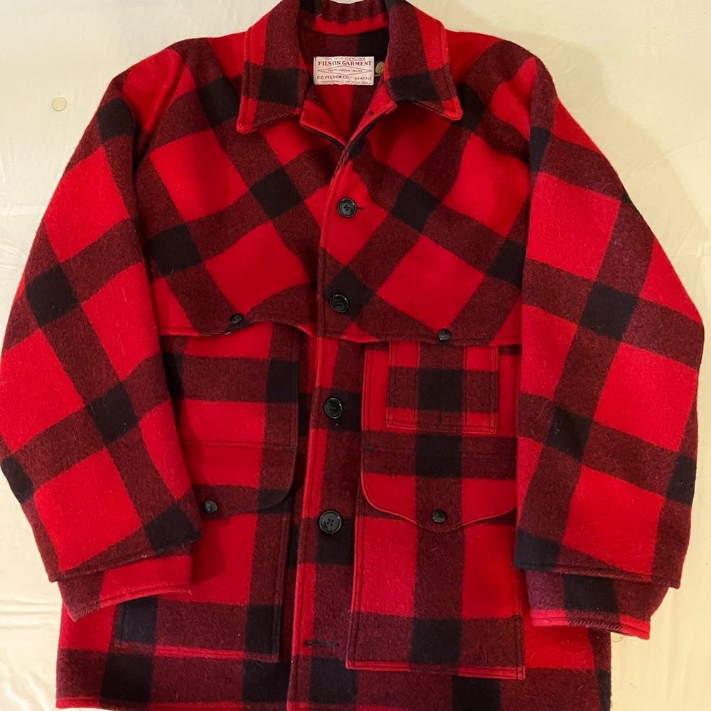 CC Filson Mackinac Wool Cruiser with Cape